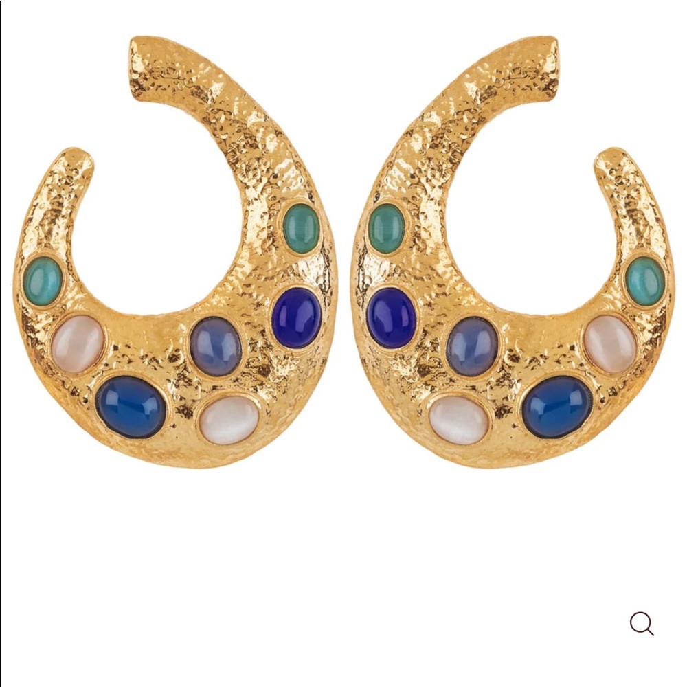 Christie Nicolaides Blue Fiesta Earrings